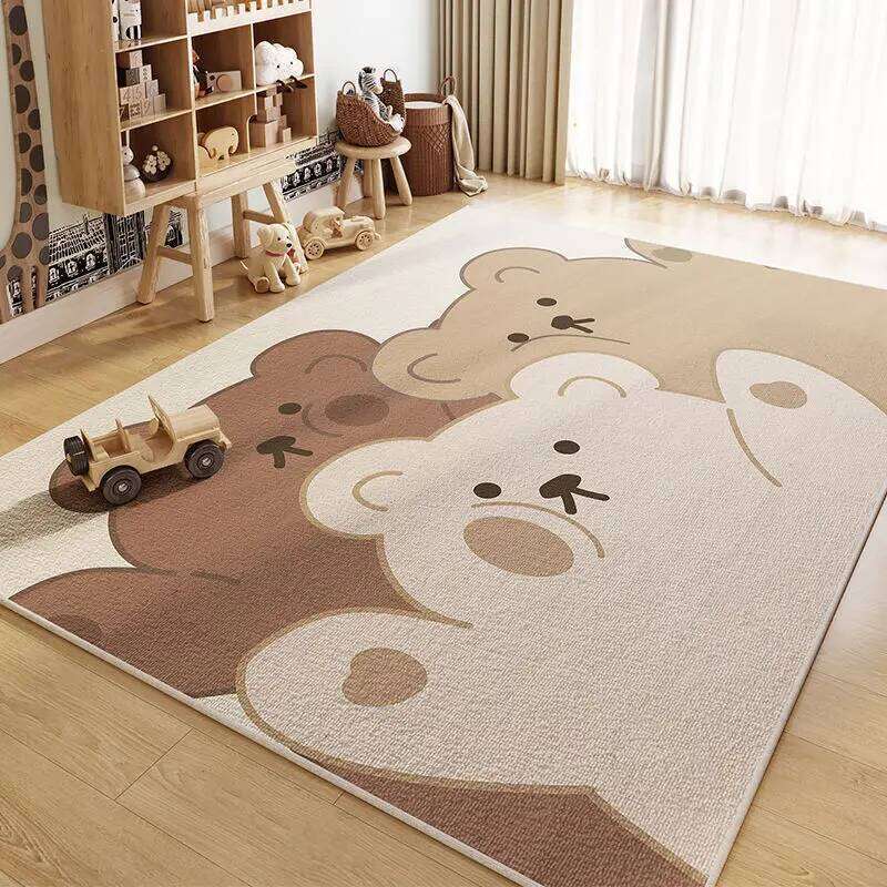 VIKAMA Children's Carpet Living Room Study Toy Reading Area Baby Crawling Bedroom Anti-Slip Floor Mat Home Decoration H260226