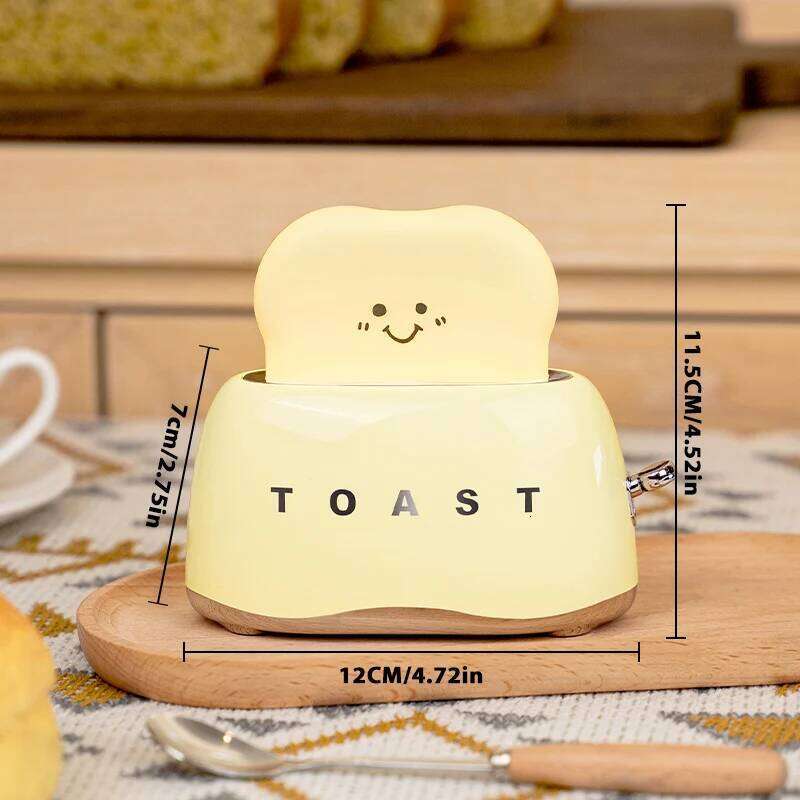 New Toast Night Light Cute little Bread Lamp Breastfeeding portable light with timer is still a great gift for kids and friends Z260227