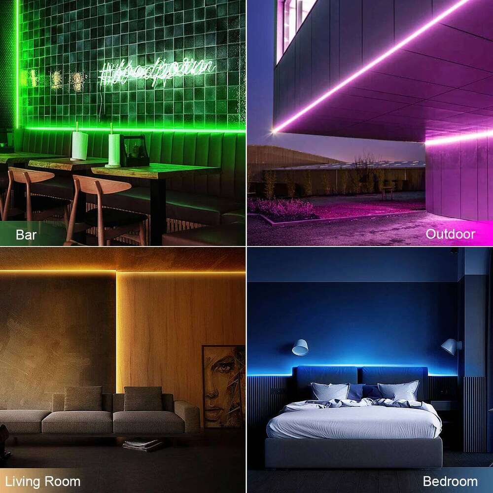 Zigbee Smart Controller RGB LED Neon Strip for Tuya Alexa Google Assistant Voice Control,Game Room TV Backlight Ambinet Lamp Z260226