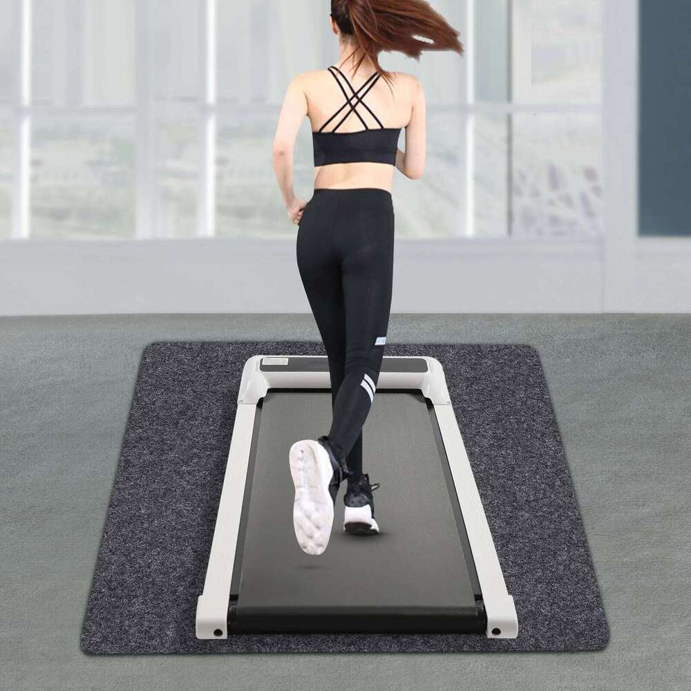 188*183cm Hot Tub Mat Thick Felt Pads with Waterproof PVC Backing Non Slip Protective Flooring for Gym Equipment Treadmill H260226