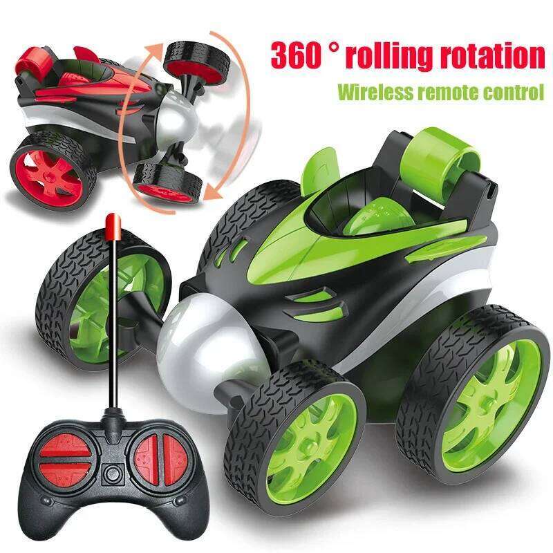 Stunt RC Electric Universal Rolling Drift Tumbling Dump Truck Wireless Remote Control Toys Off-road Racing Car Toy Gifts H260227