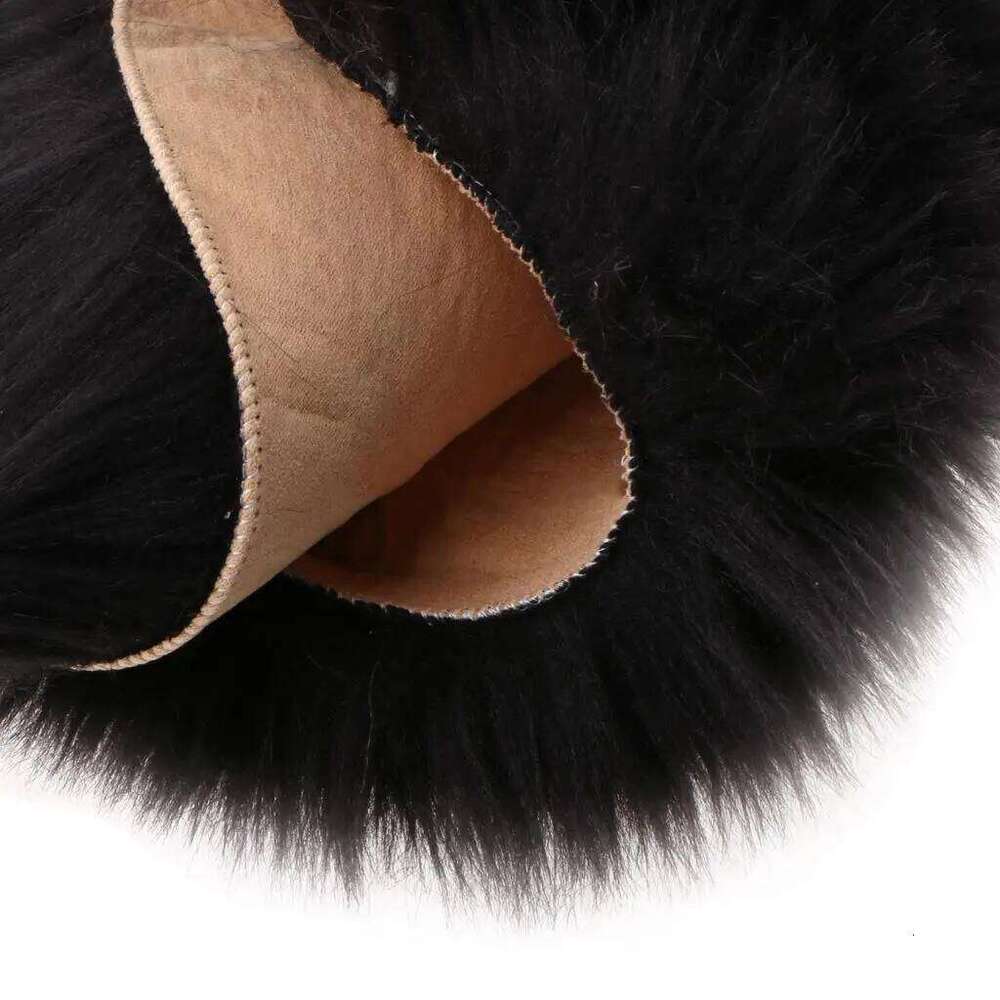 fityle Fashion Area Soft Sheepskin Skin Faux Fur Fake Rug Mat Small Rugs Living Bedroom Window Bedside Home Decor H260226