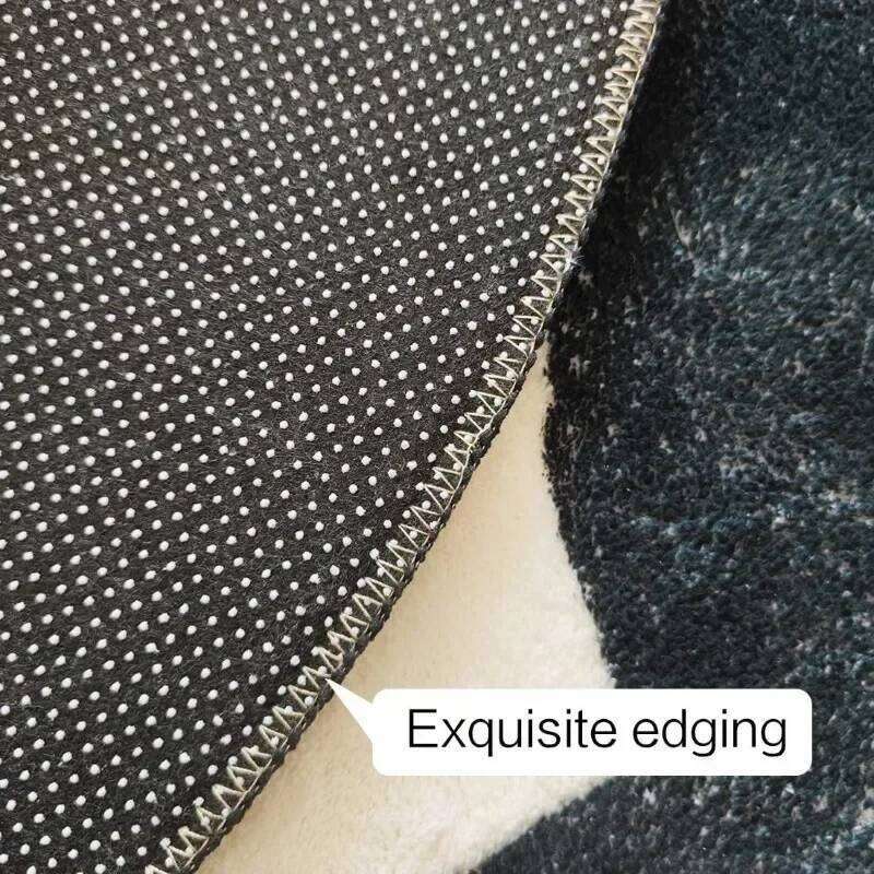 Imitation Cashmere Round Floor Football Small Baby Bedroom Living Room Bathroom Carpet Children Crawling Mat H260226