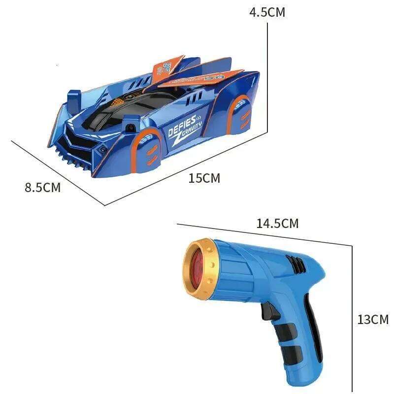 2.4GHz light-following wall-climbing car, infrared sensing anti-gravity, children's electric remote-controlled toy racing car H260227