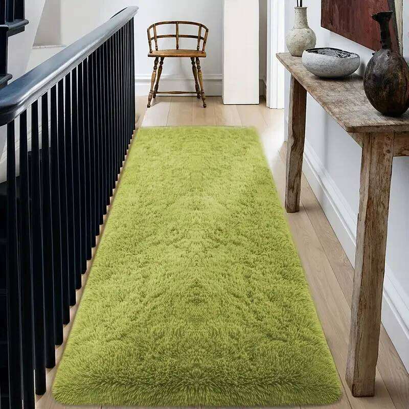 VIKAMA Comfortable Plush Carpet, Super Soft Fluffy Bedroom Bedside Rug, Corridor And Hallway Floor Mat, Home Decoration H260226