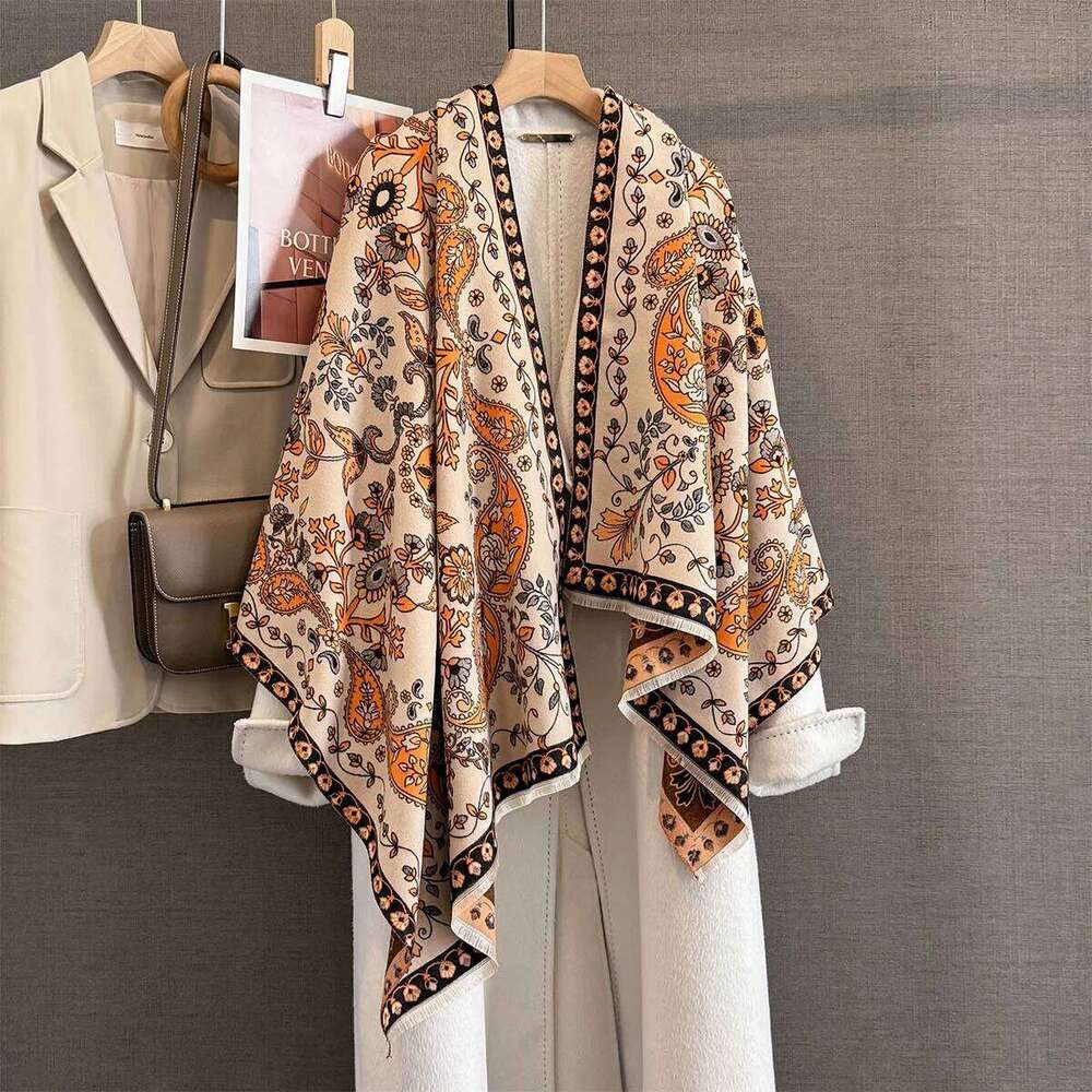 2025 New Women Fashion Brand Scarf Luxury Autumn Winter Warm Shawls Cashew Print Scarves Pashmina Mujer Femme Foulard Bufanda Z260226