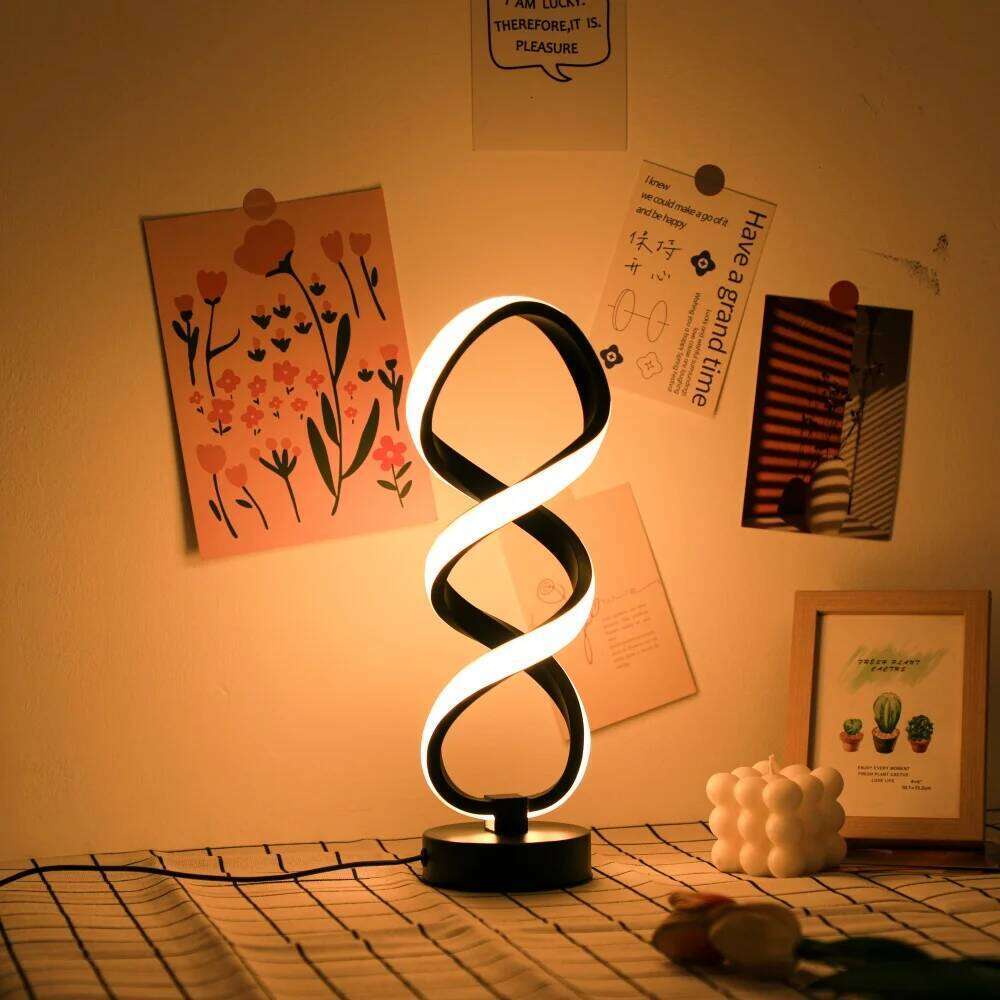 1PC Creative Modern Artistic Desk Lamp, Powered by USB - Three-color Lighting, Suitable for Various Occasions Z260227