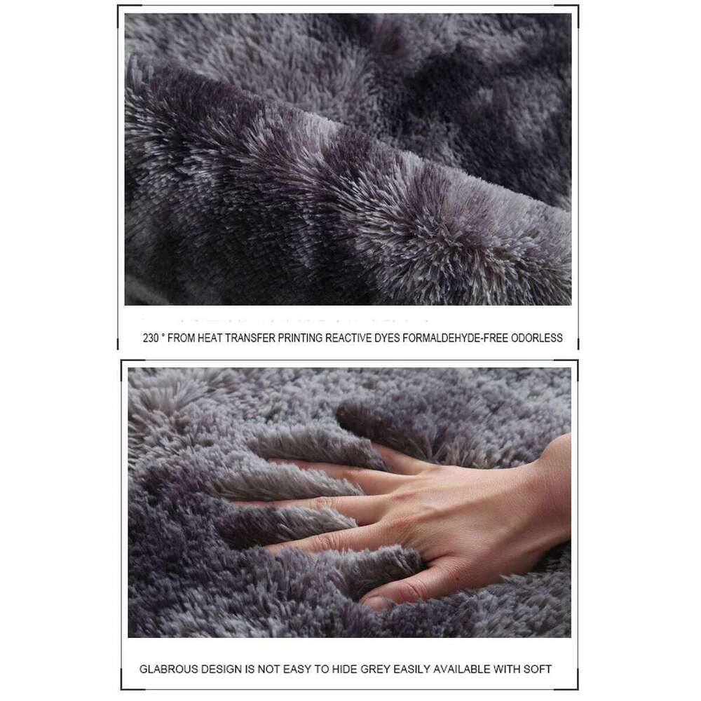 Plush living Decoration Children bedroom carpet Fluffy for hallway Non-slip Hair Rugs Bedside designs room Mat H260226