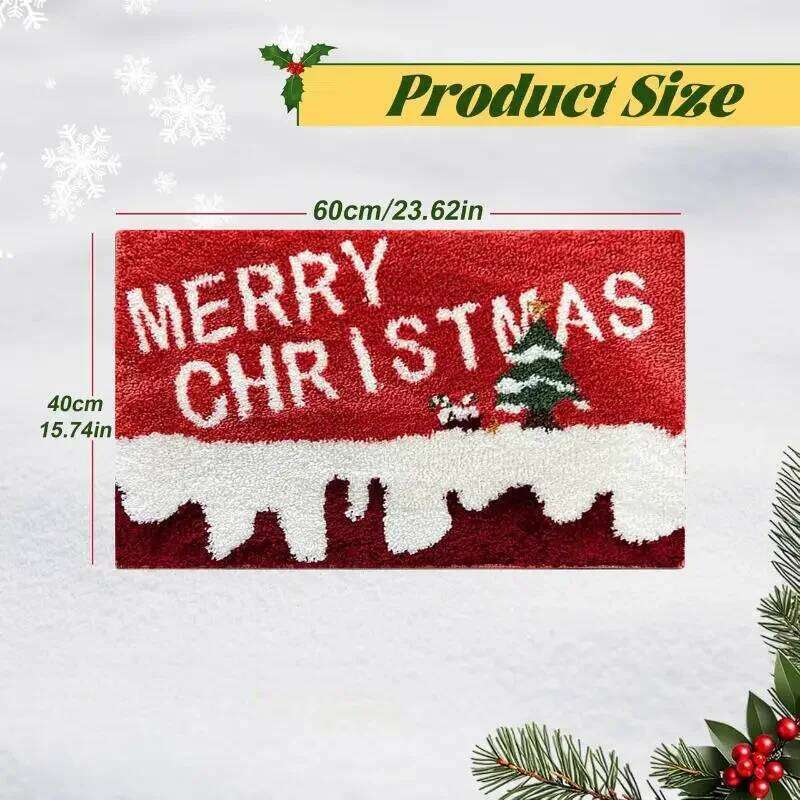 VIKAMA 20 Christmas Floor - Indoor and Outdoor Area Entrance Welcome Mat for Home Decoration in 2026 Happy New Year H260227 - view 3