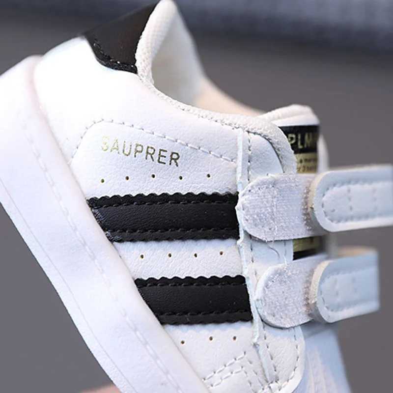 Kids Sneakers Iconic Shell Toe Non-marking Dual Strap Breathable Shoes for Toddler Baby Boys Girls Casual WalkingT260227