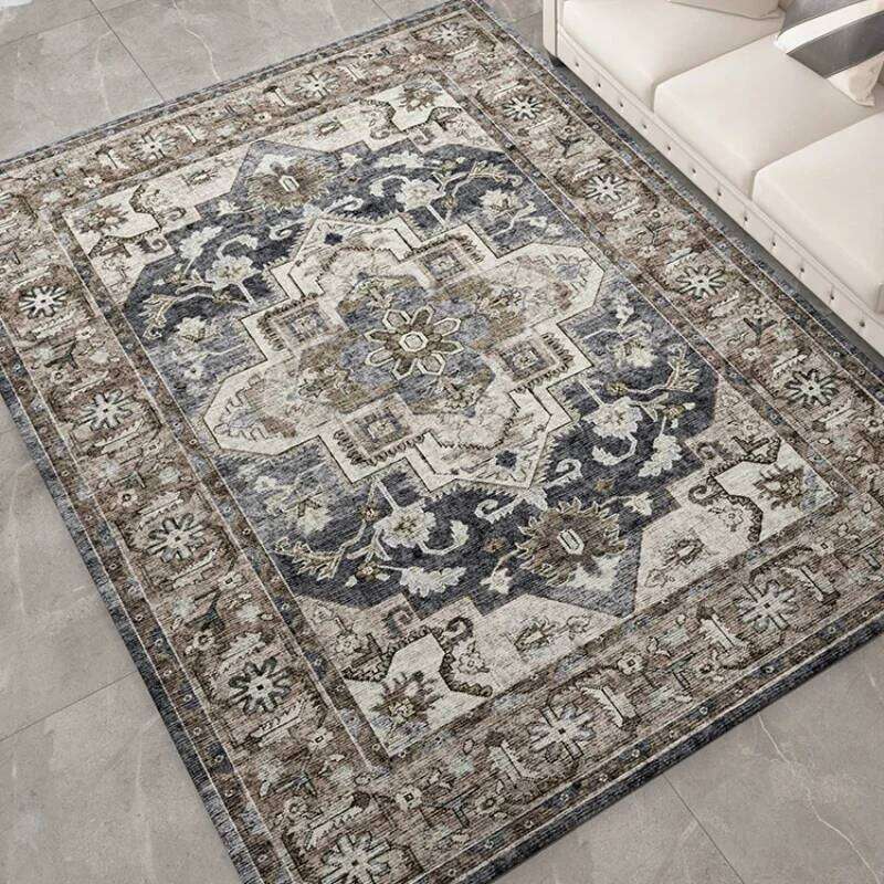 VIKAMA Bohemian Retro Carpet - Large Area Bedroom, Living Room Slippery Carpet, Lounge Floor Mat, Home Decoration H260226