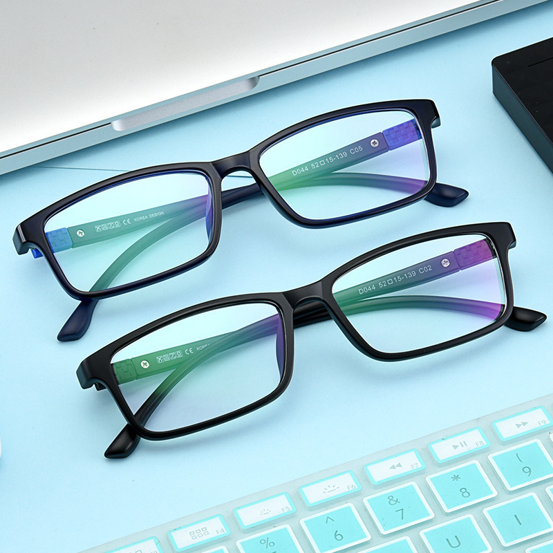 DeDing Men Super Large Wide Oversized Full Frame Rectangular Clear Lens Glasses Frame Size60-18-148mm anteojos de hombres DD1100