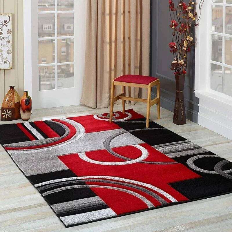 Nordic Geometric Carpet for Living Room Modern Luxury Decor Sofa Table Large Area Rugs Bathroom Mat Alfombra Para Cocina Tapis H260226