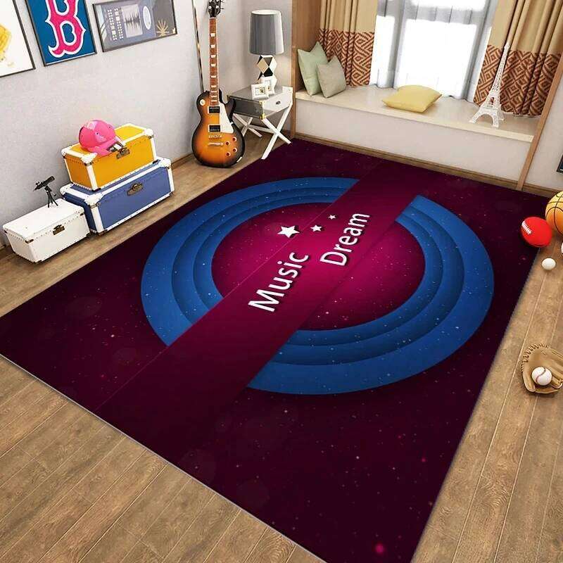 Electronic Children's Living Room Coffee Table Bedroom Shelf Drum Door Mat Home Non-slip Carpet H260226