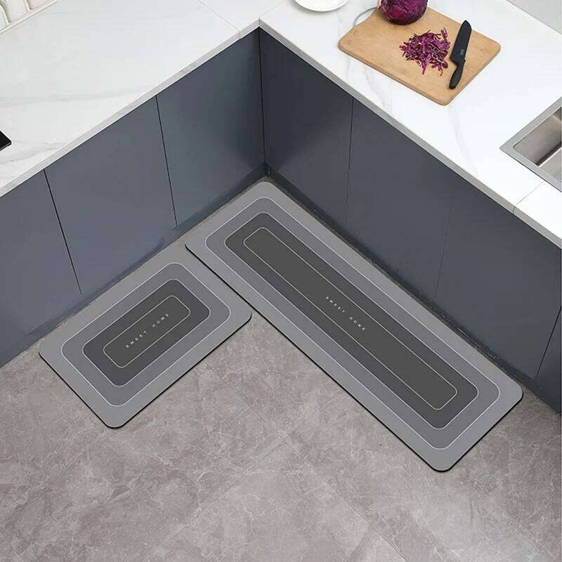 1PCS Kitchen Floor Waterproof, Anti-skid, Anti-dirty Foot Household Mat, Carpet, Diatomite Door Mat H260227 - view 3