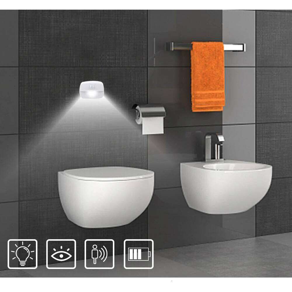 LED Auto ON/OFF Smart Lamp Under Cabinet PIR Motion Sensor Kitchen Bedroom Light for Night Cupboard Closet Stairs Z260227