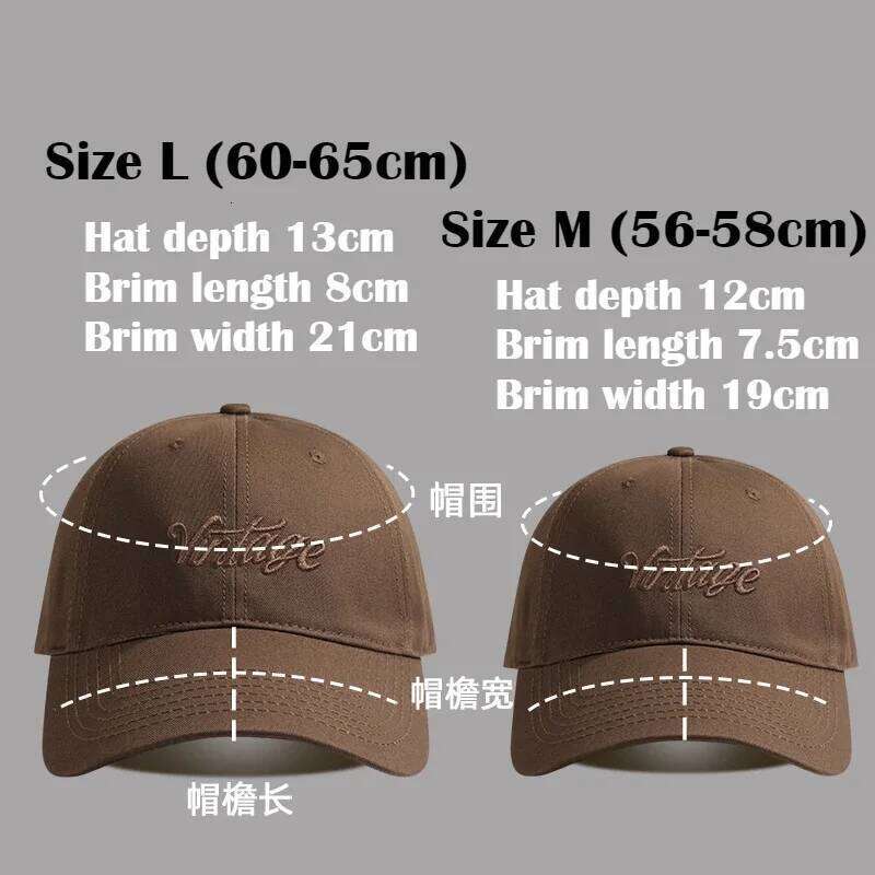 XXL OverSize Baseball Letters Head Soft Cotton Extra Large Women's Low Profile Hats Big Size Caps For Men Z260226