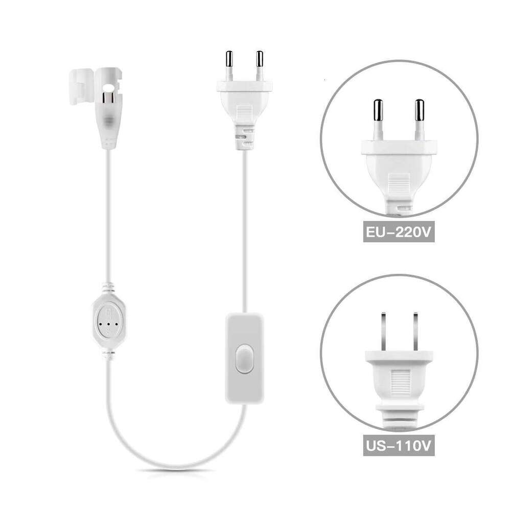 1M-5M 220V Strip Light Waterproof COB LED Tape US /EU Power Plug Flexible Ribbon Lamp For Bedroom Kitchen Outdoor Decor Z260226