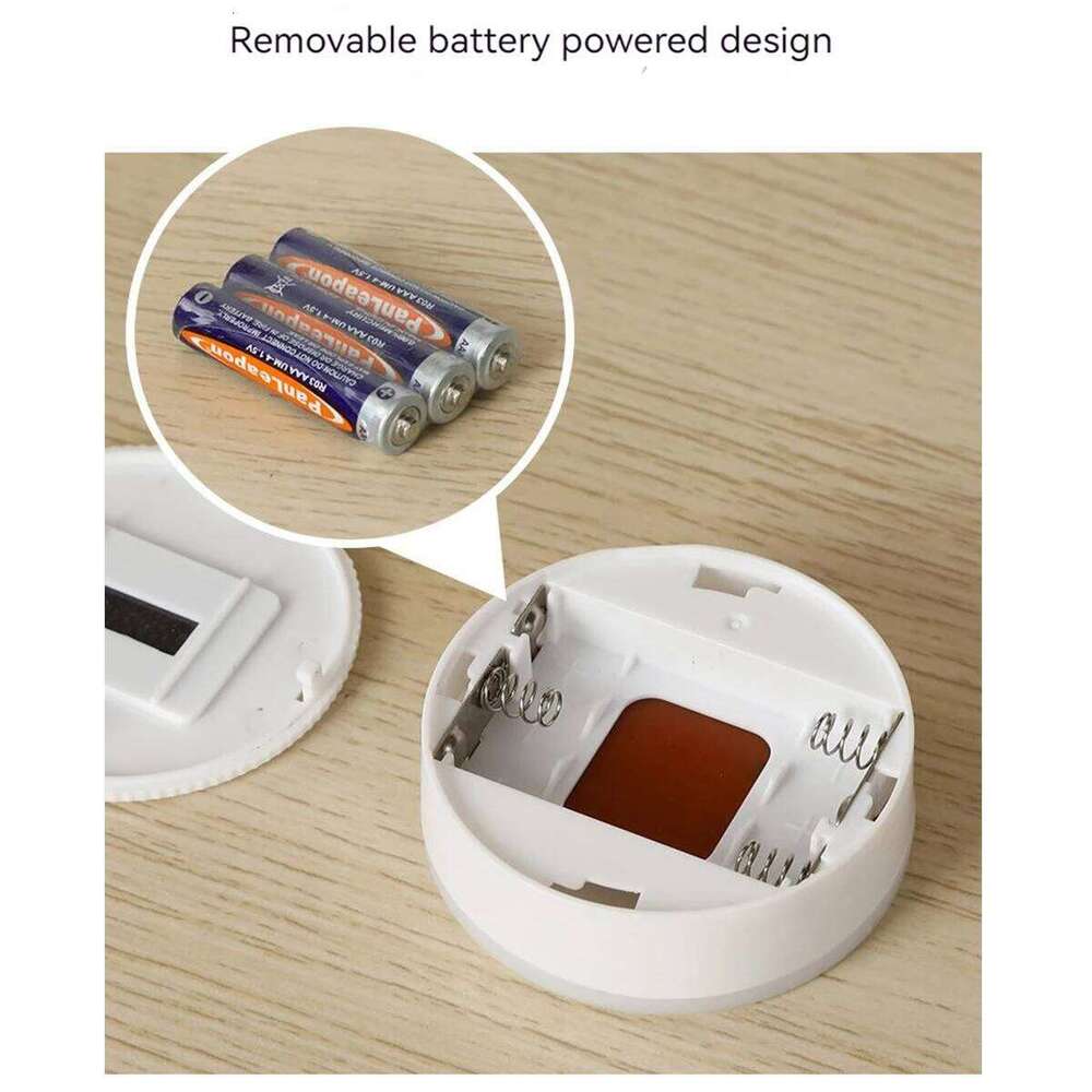 LED Bedside Small Battery Power Night 3 Modes Eye Protection For Kitchen Cabinet Wardrobe Lamp Staircase Closet Light Z260227
