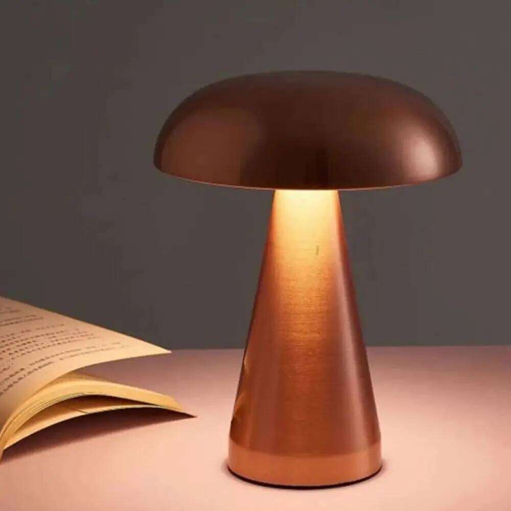 Creative Touch Sensor Bar Rechargeable Dimming LED Table Desktop USB Mushroom Lamp Restaurant Z260227
