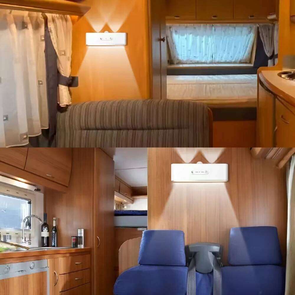 Magnetic Square Wall Lamp - Adjustable Lights with 3 Color Temperatures, Dimmable, 360 Rotatable for Closet Wardrobe Bedroom Z260227