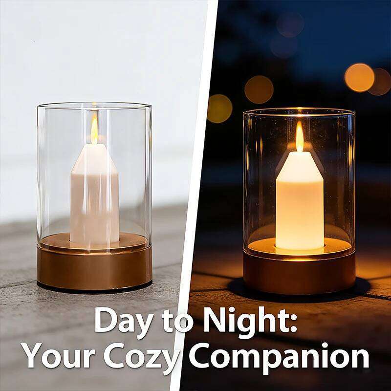 LED Night Light Rechargeable Flameless Candle Motion Sensor Dimmable USB Charging Soft Warm Bedroom Portable Table Bedside Lamp Z260227