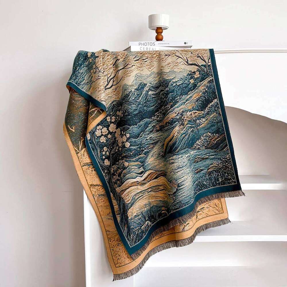 Ladies Latest Design Winter Reversible Jacquard Imitation Cashmere Scarves Premium Quality Thick Wrap Shawl Womens Scarf Z260226