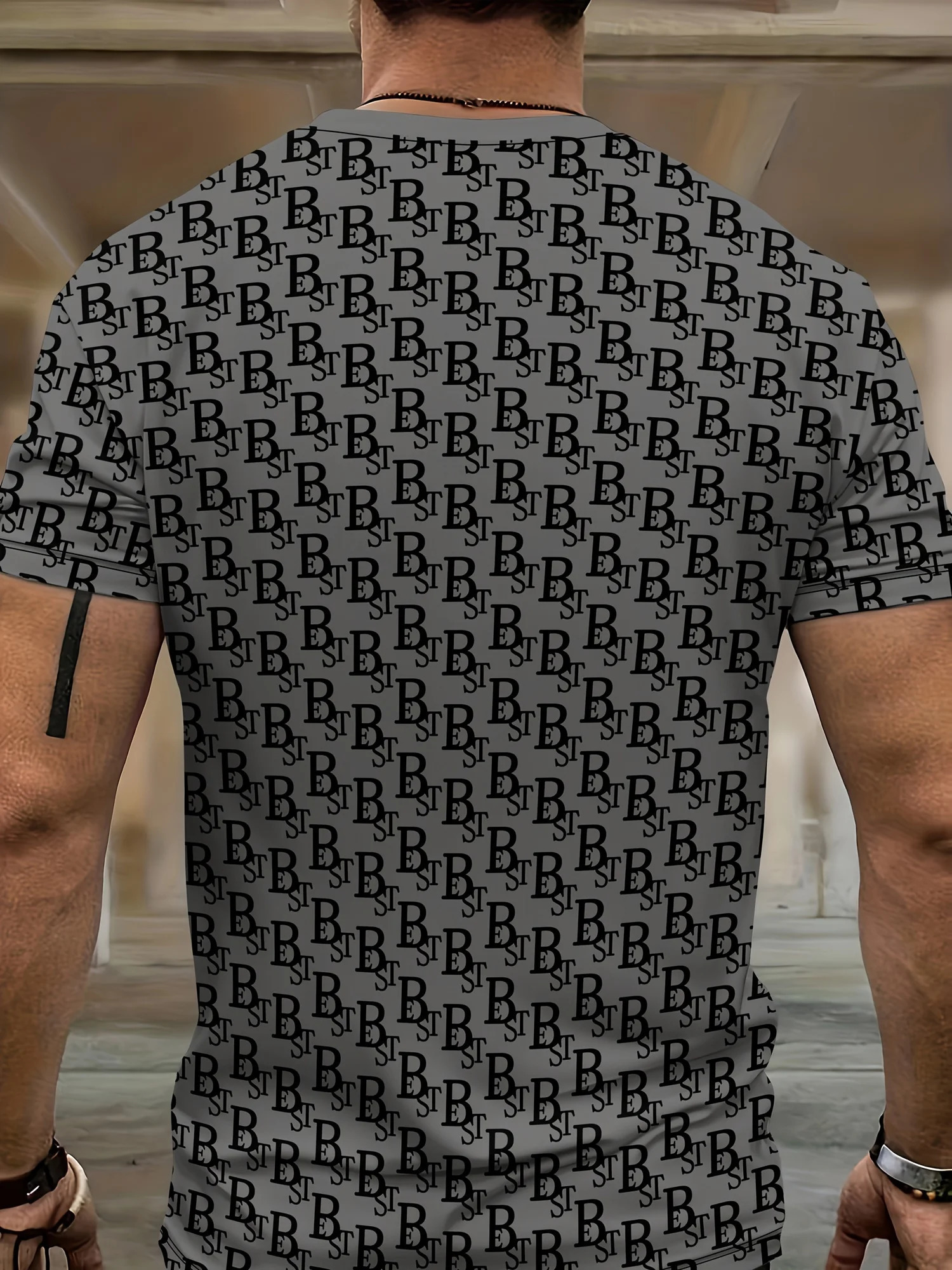 Fashion Art Aesthetics Carton People Print Tracksuit for Men Summer Mens Beach Jogging Sets Casual O-neck Tshirt Shorts Set 260227