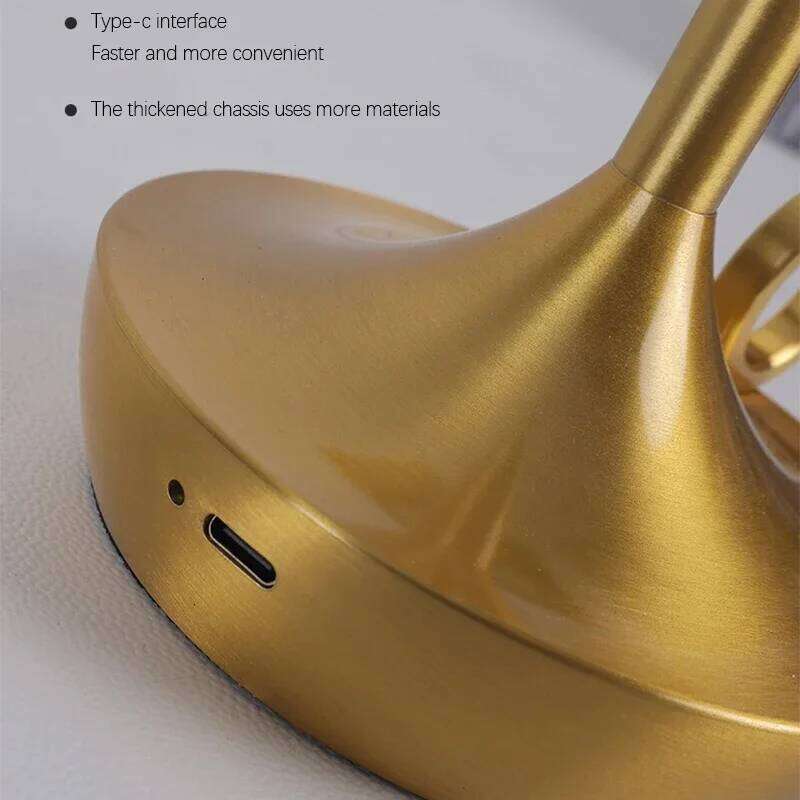 Candlelight Table LED Candle Charging Restaurant Bar Lamp Desktop Decoration Atmosphere Touch Night Light Led Desk Lamps Z260227