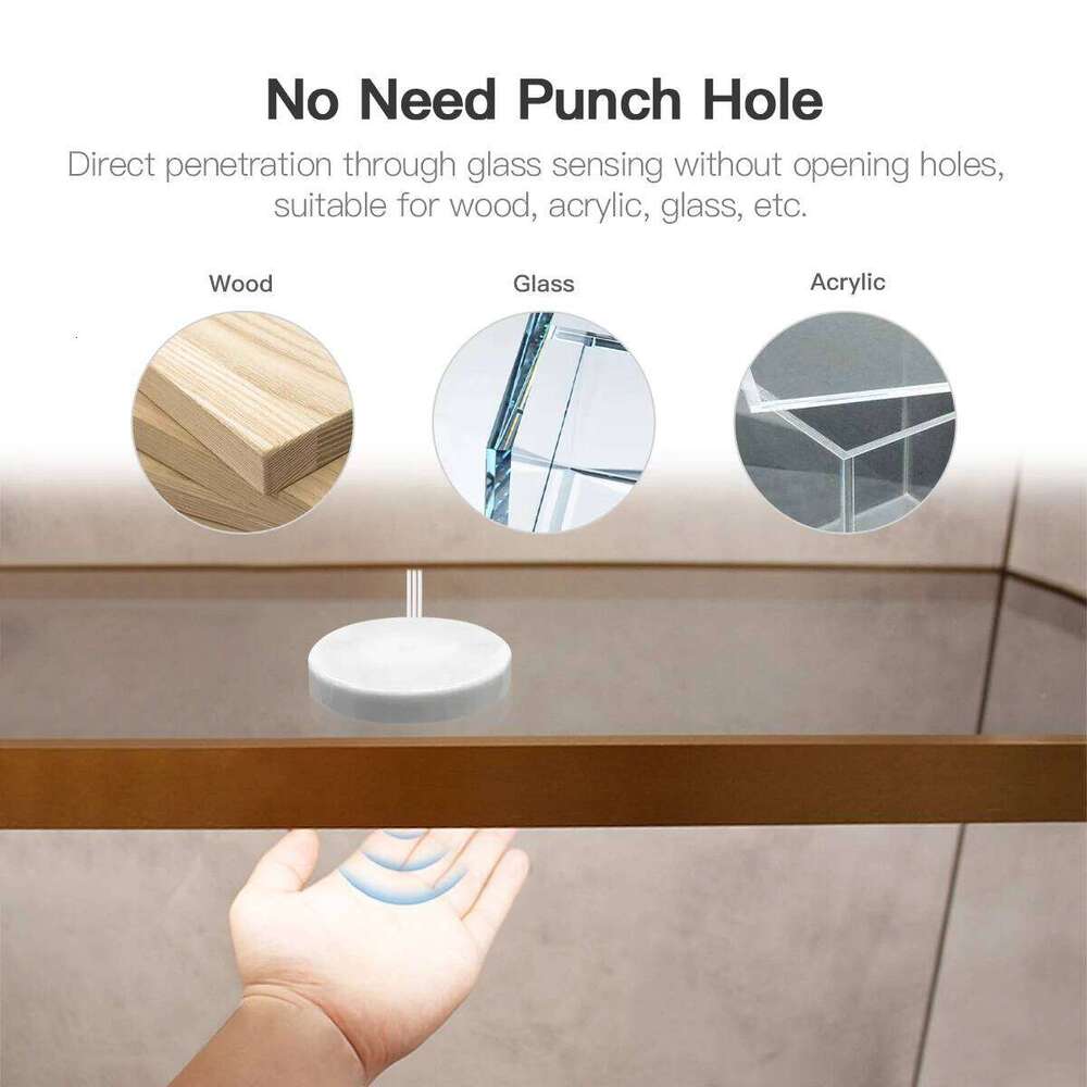 Penetrable Wood Hand Sweep Touch Sensor Dimmable COB Light LED Cabinet Kitchen Lamp Home Closet Backlight Wardrobe Lighting Z260226