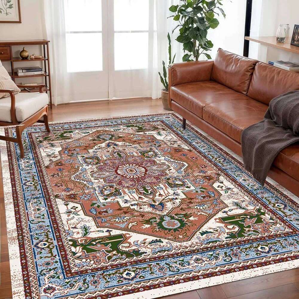 VIKAMA Bohemian Crystal Velvet Anti Slip Carpet For Living Room ,Floor Bedroom Big Size Rugs, Sofa Mats, Study,Home Decoration H260226