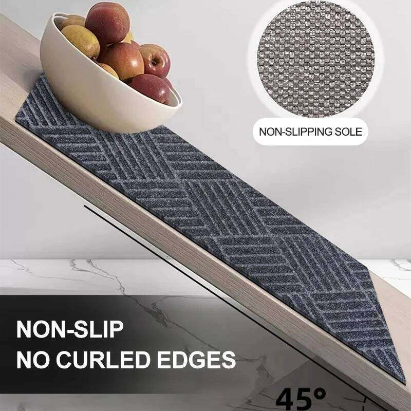 20new model Non-slip door Solid color rhombus carpet floor mat easy to clean suitable for hallway kitchen bathroom H260227 - view 6