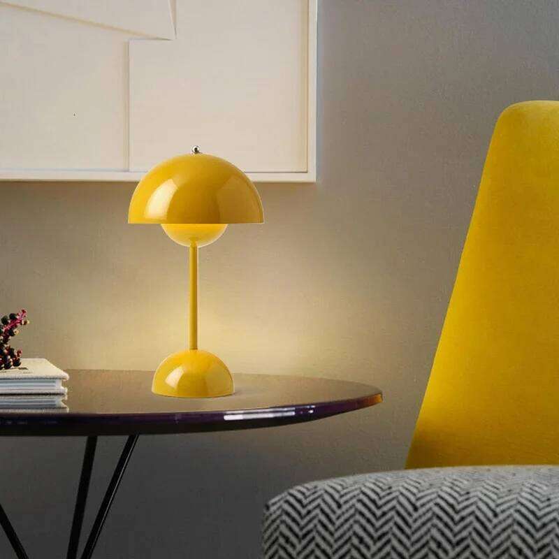 Modern mushroom night light, touch color changing bedroom bedside atmosphere lamp, home decor desktop decorations Z260227