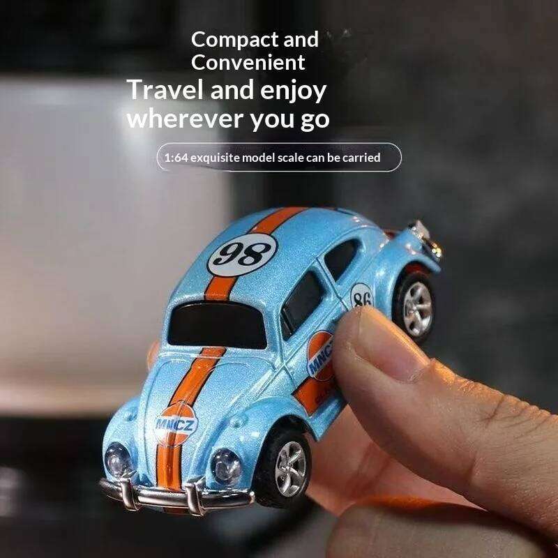 Mini Retro Beetle Remote Car Bluetooth Phone Control Adjustable Speed Drift Alloy Children's Toy H260227