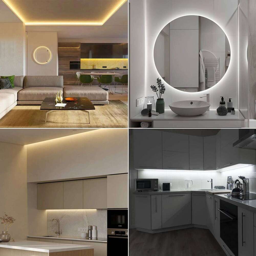 5V USB COB LED Strip Light Dimmable RF Remote Control 320LEDs/M Tape DIY TV Mirror Backlight Kitchen Room Decoration Lighting Z260226