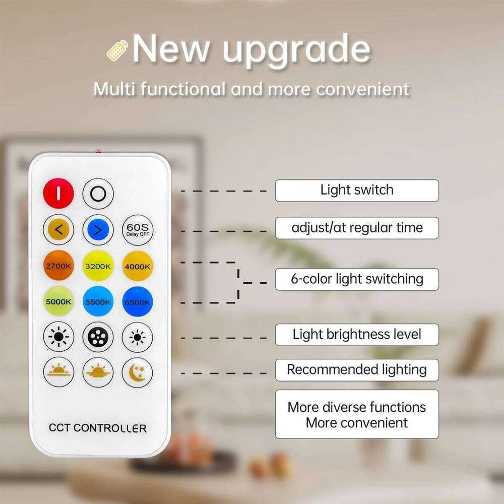 Dimmable Strip Lights CCT COB Dual White 3000K-6500k Adjustable LED Light Diode Tape for Home Decoration 110V 220V To DC24V Z260226