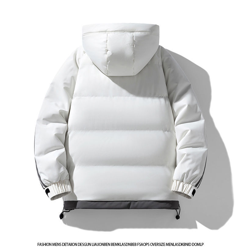 Men's Big and Tall Winter Padded Jackets, Loose Fit Plus Size Warm Cotton Coats, Casual Heavyweight Outerwear for Fall and Winter