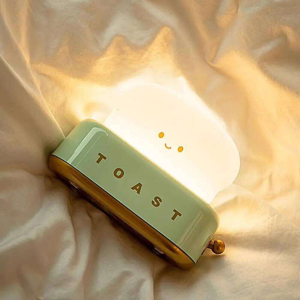 Creative Bread Toast Table Light Toaster Nightlight For Birthday Gift USB Rechargeable Led Lamp Decor Holiday Baby Bedroom Z260227