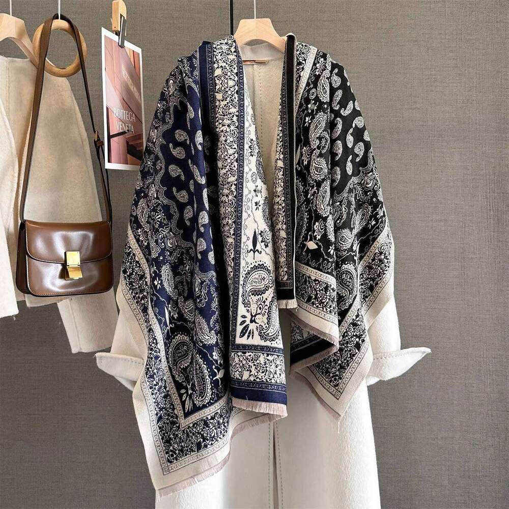 New Winter Warm Cashmere Paisley Scarves High Quality Women Thicken Wrap Shawl Scarf Echarpe Pashmina Bandana Bufanda Z260226