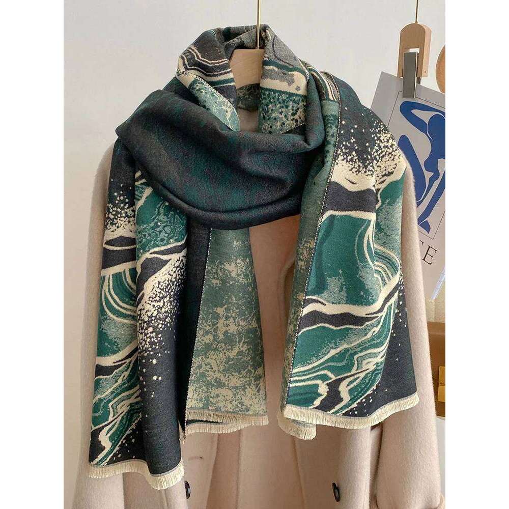 Luxury Cashmere Women Scarf Winter Vintage Print Scarve Wrap Pashmina Mujer Female Foulard Bufanda Pareo Echarpe Blanket Shawl Z260226
