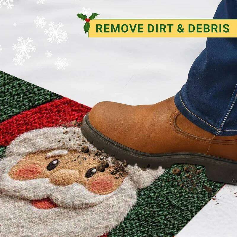 VIKAMA 20 Christmas Floor - Indoor and Outdoor Area Entrance Welcome Mat for Home Decoration in 2026 Happy New Year H260227 - view 4