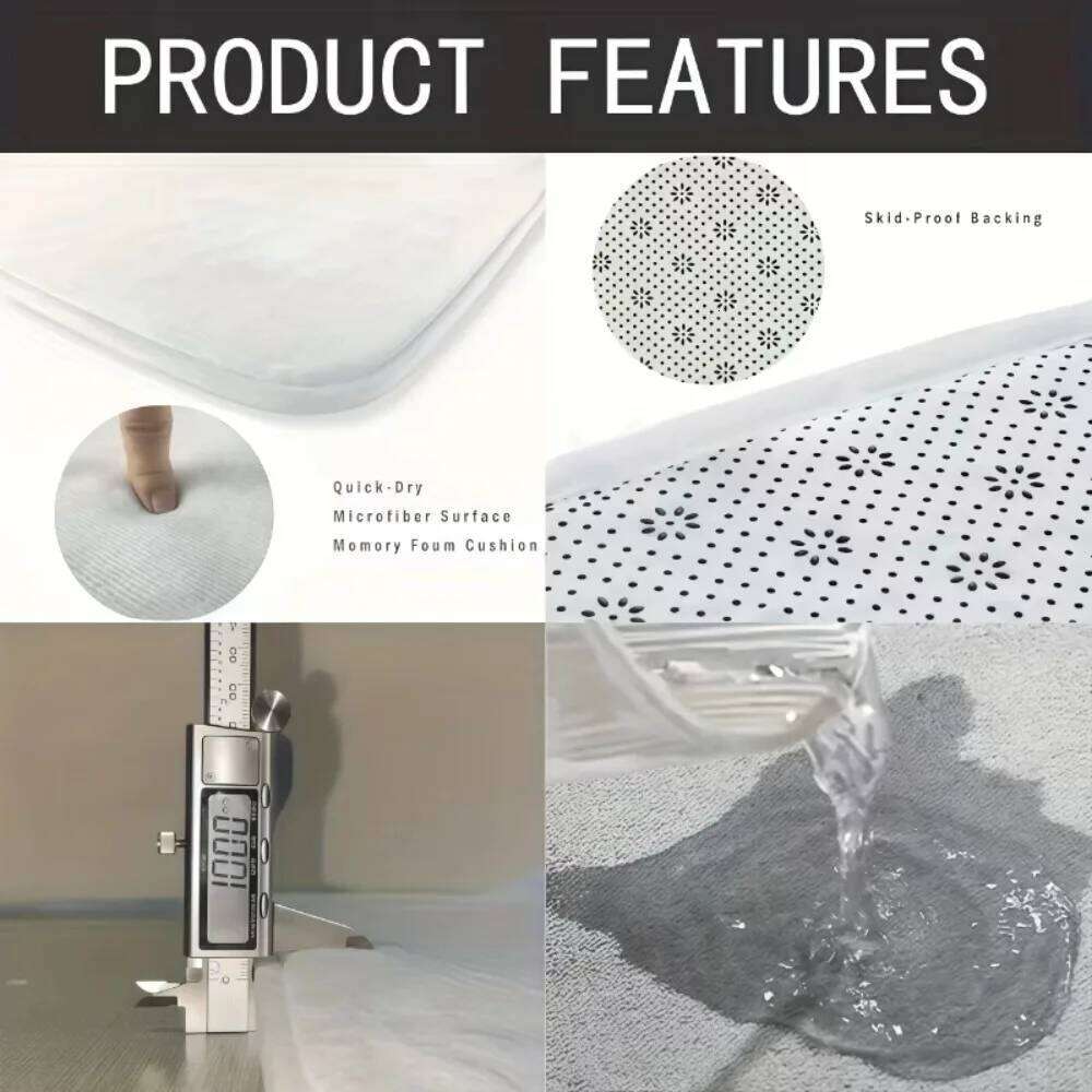 Christmas Happy Door Gingerbread Man Cartoon Non-slip Entrance Floor Mat Indoor Outdoor Carpet Home Decoration H260226