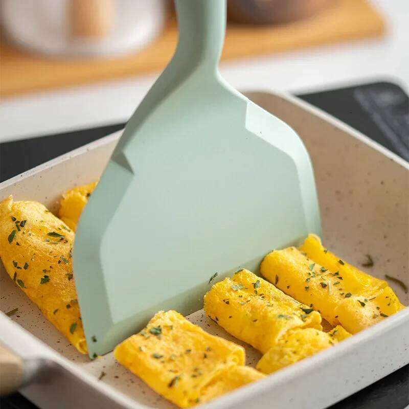 Non-stick Silicone Spatula Wide Mouth Yuzi Burning Omelette Pancakes Fried Eggs Shovel Kitchen Accessories Cooking Gadgets