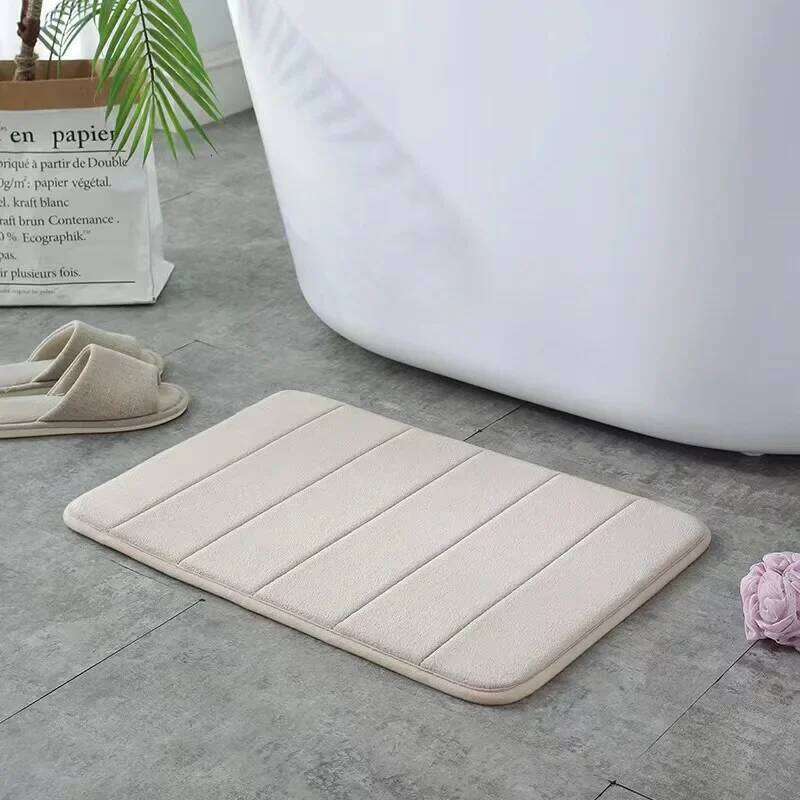 Vikama Foot Floor Mat Kitchen Bath For Bathroom Coral Velvet Carpet H260226