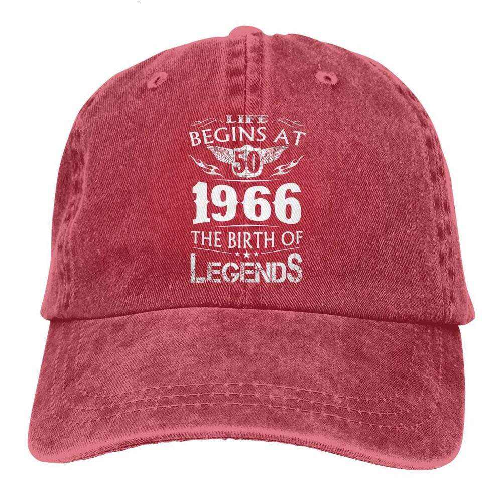 Life Begins At - 1966 The Birth Of Legends Baseball Cap Men 50 Years Old Born in 1971 colors Women Summer Snapback Caps Z260226