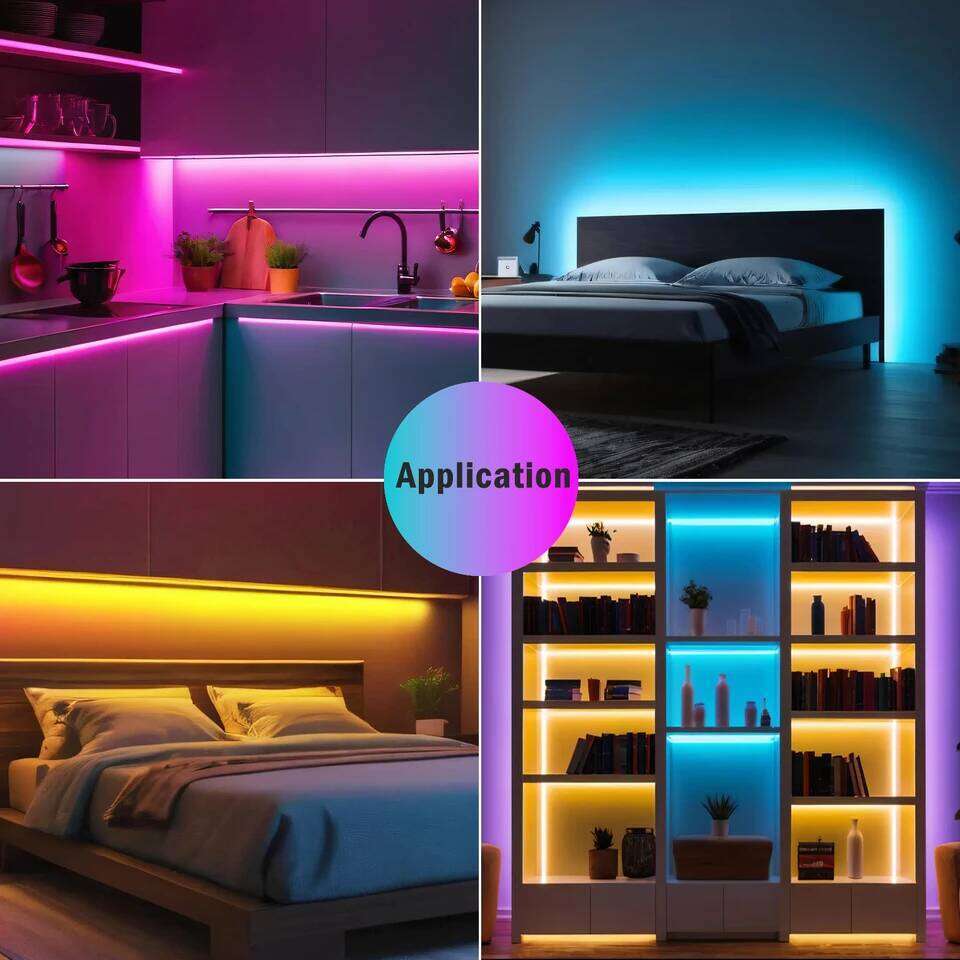 DC 12V 24V COB LED Strip 840 784LEDs/M RGB RGBW RGBWW RGBCCT High Bright Dotless Home Decor Led Tape Diode Flexible Ribbon Rope Z260226