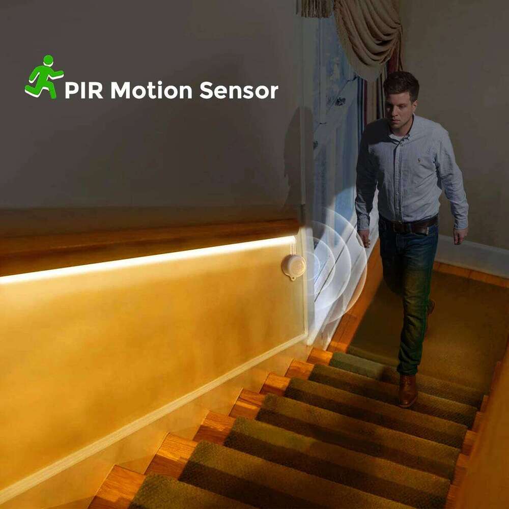 Led 5 m 3m Light Lamp Motion Sensor DC 12V PIR Movement Detection Neon strip Kitchen led lights decoration for wall Z260226