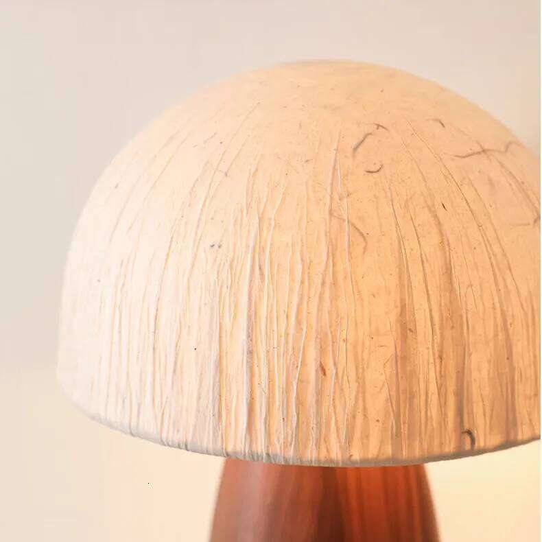 Creative handmade Japanese living room coffee table warm mushroom night light, bedroom bedside decoration, desk lamp Z260227