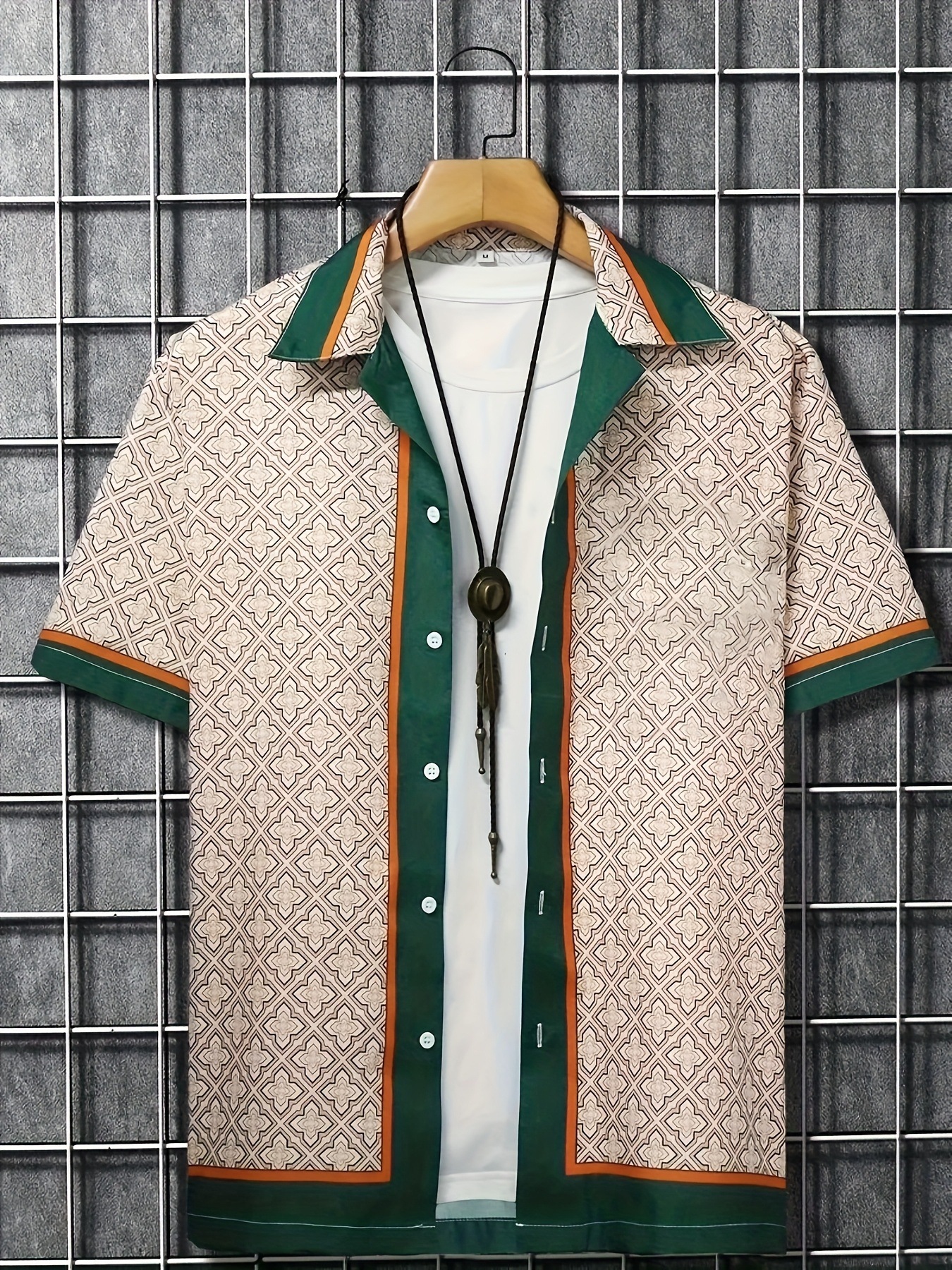 Luxury Brand Designer Clothes New Men's Simple Short-Sleeve Shirt, Summer Casual Top, Trendy Loose Fit
