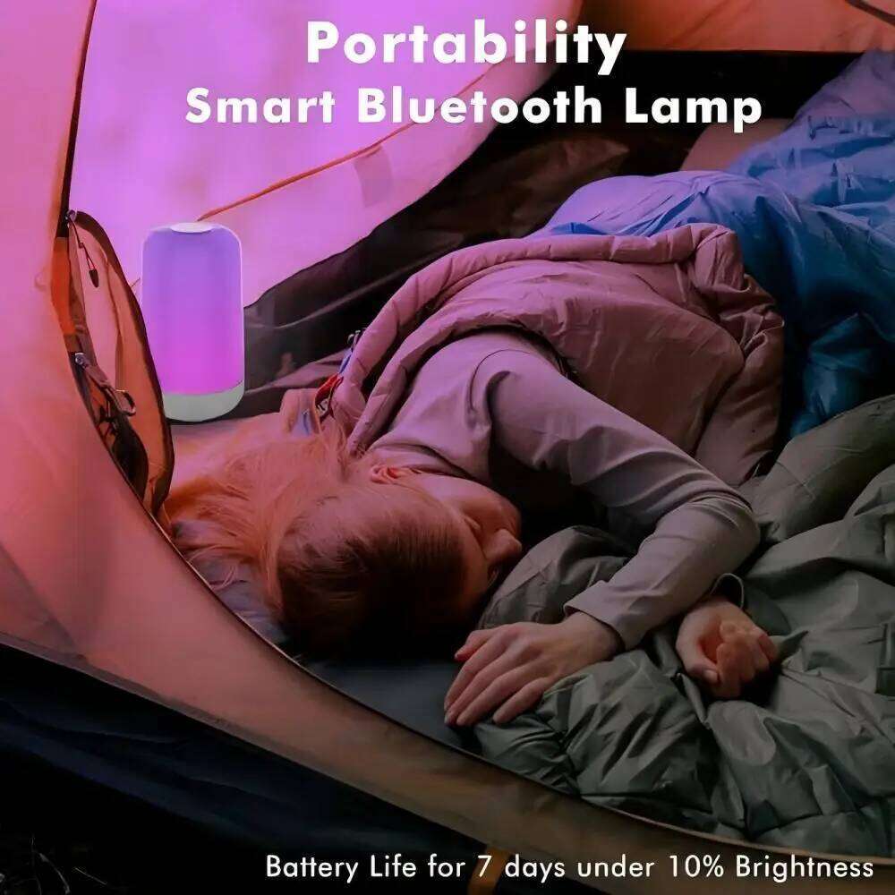 Smart LED Bedsides Lamp Night RGB Dimmable Touch Light APP Control Music Synchronization USB Charging For Bedroom Bedside Z260227